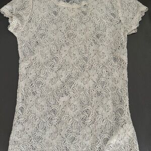Delicate / sexy lace French Connection top